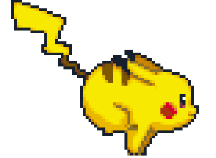 Pikachu dançando alegremente